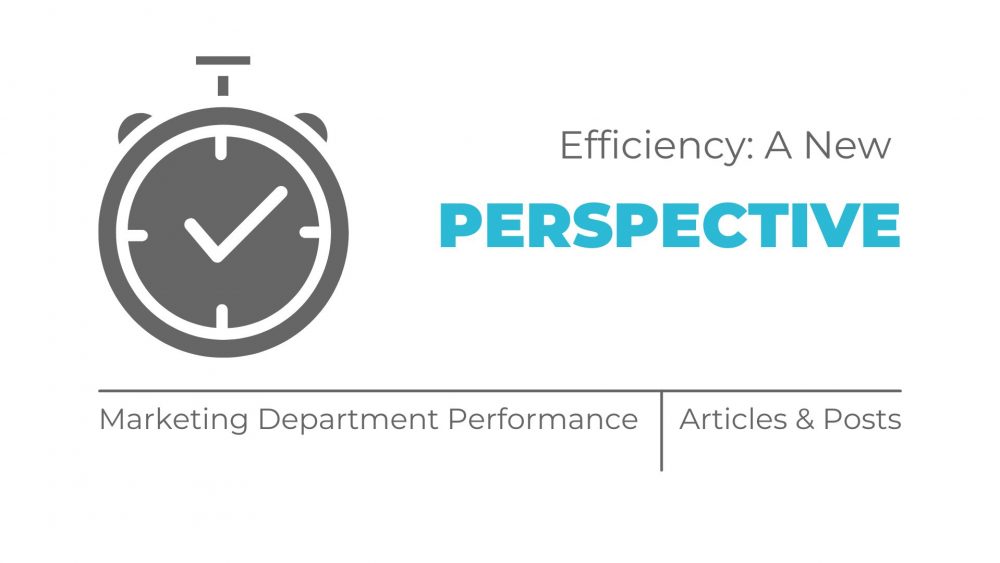 Efficiency A New Perspective, MOCK, the agency