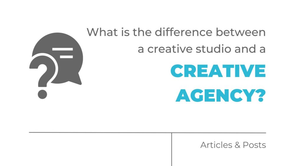 What is the difference between a creative studio and a creative agency?